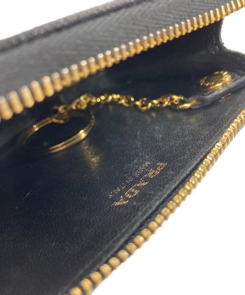 PRADA（プラダ）PRADA (プラダ) サフィアーノレザー キーチェーン ブラックの古着・服飾アイテム