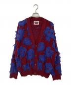 MAISON SPECIALメゾンスペシャル）の古着「デザインカーディガン」｜ボルドー