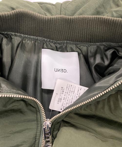 UN3D.（アンスリード）UN3D. (アンスリード) LAYERED LIKE QUILTING CT カーキ サイズ:36の古着・服飾アイテム
