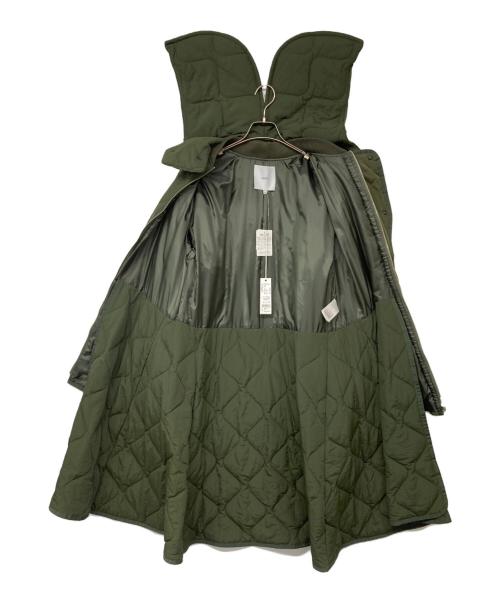 UN3D.（アンスリード）UN3D. (アンスリード) LAYERED LIKE QUILTING CT カーキ サイズ:36の古着・服飾アイテム