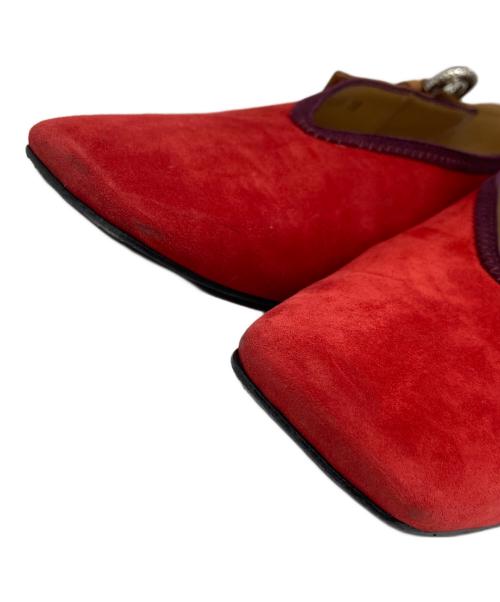 TOGA PULLA（トーガ プルラ）TOGA PULLA (トーガ プルラ) スウェードサンダル レッド サイズ:38の古着・服飾アイテム