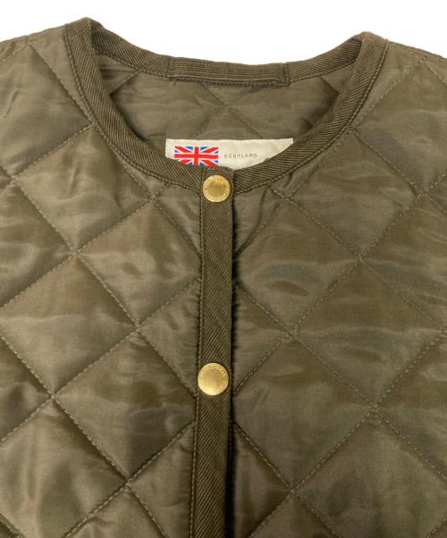 Traditional Weatherwear（トラディショナルウェザーウェア）Traditional Weatherwear (トラディショナルウェザーウェア) キルティングジャケット カーキ サイズ:34の古着・服飾アイテム
