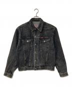 RIFLEライフル）の古着「デニムジャケット」｜ブラック