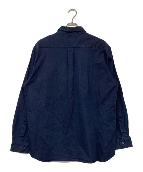 stussy（ステューシー）stussy (ステューシー) ワークシャツ ネイビー サイズ:Lの古着・服飾アイテム