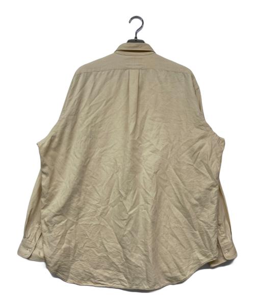 POLO RALPH LAUREN（ポロ・ラルフローレン）POLO RALPH LAUREN (ポロ・ラルフローレン) コットンシルクシャツ ベージュ サイズ:XLの古着・服飾アイテム