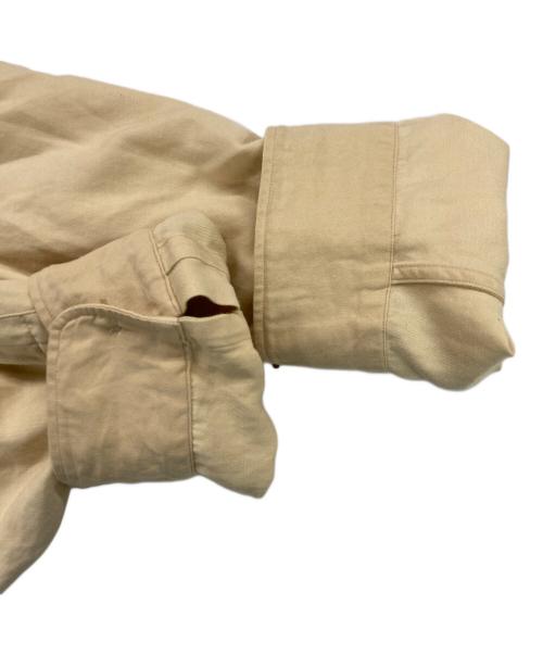 POLO RALPH LAUREN（ポロ・ラルフローレン）POLO RALPH LAUREN (ポロ・ラルフローレン) コットンシルクシャツ ベージュ サイズ:XLの古着・服飾アイテム