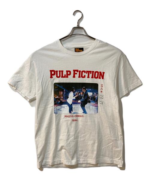 PULP FICTION（パルプフィクション）PULP FICTION (パルプフィクション) WACKO MARIA (ワコマリア) CREW NECK T-SHIRT ホワイト サイズ:Lの古着・服飾アイテム