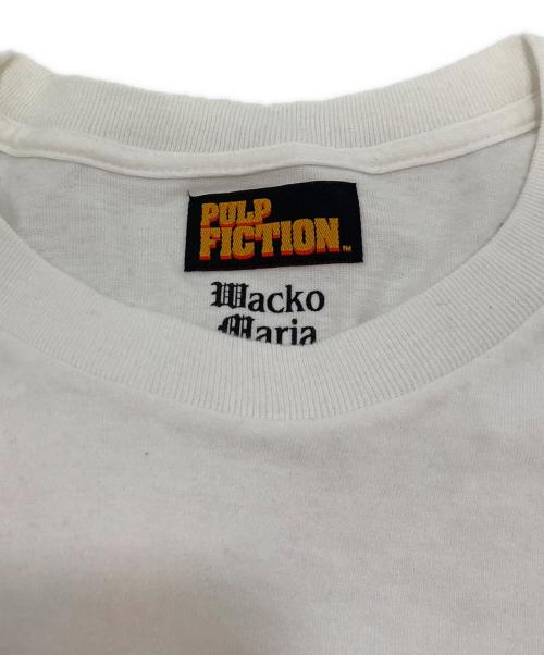 PULP FICTION（パルプフィクション）PULP FICTION (パルプフィクション) WACKO MARIA (ワコマリア) CREW NECK T-SHIRT ホワイト サイズ:Lの古着・服飾アイテム