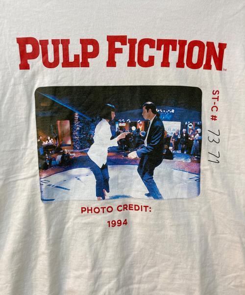 PULP FICTION（パルプフィクション）PULP FICTION (パルプフィクション) WACKO MARIA (ワコマリア) CREW NECK T-SHIRT ホワイト サイズ:Lの古着・服飾アイテム