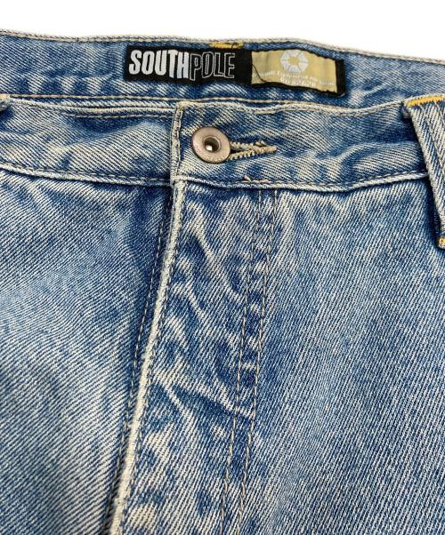SOUTHPOLE（サウスポール）SOUTHPOLE (サウスポール) バギージーンズ デニムパンツ インディゴ サイズ:34の古着・服飾アイテム