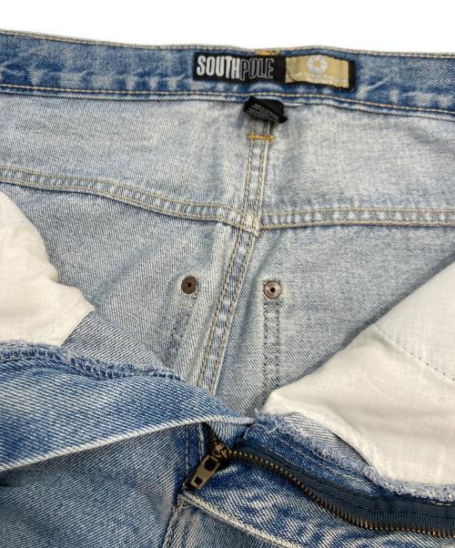 SOUTHPOLE（サウスポール）SOUTHPOLE (サウスポール) バギージーンズ デニムパンツ インディゴ サイズ:34の古着・服飾アイテム