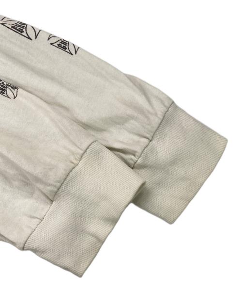 WEST COAST CHOPPERS（ウエストコーストチョッパーズ）WEST COAST CHOPPERS (ウエストコーストチョッパーズ) ロゴプリントLSカットソー ホワイト サイズ:Mの古着・服飾アイテム