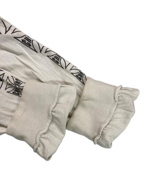 WEST COAST CHOPPERS（ウエストコーストチョッパーズ）WEST COAST CHOPPERS (ウエストコーストチョッパーズ) ロゴプリントLSカットソー ホワイト サイズ:Mの古着・服飾アイテム