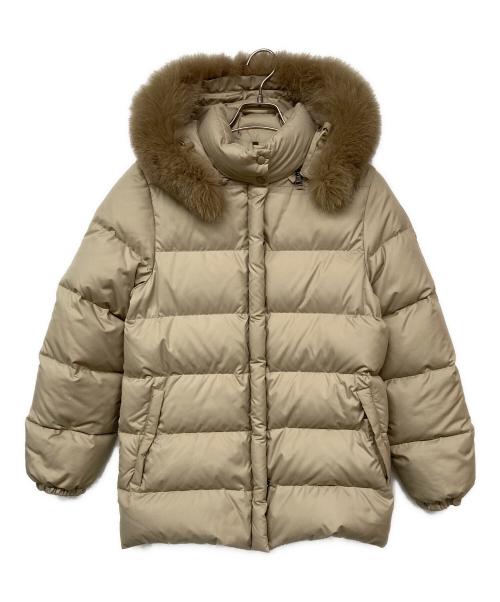 MONCLER（モンクレール）MONCLER (モンクレール) ダウンジャケット ベージュ サイズ:00の古着・服飾アイテム
