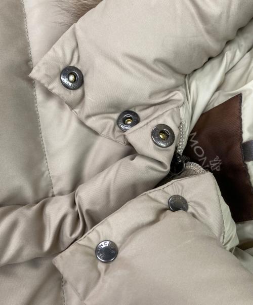 MONCLER（モンクレール）MONCLER (モンクレール) ダウンジャケット ベージュ サイズ:00の古着・服飾アイテム