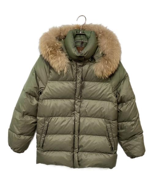 MONCLER（モンクレール）MONCLER (モンクレール) ダウンジャケット カーキ サイズ:00の古着・服飾アイテム