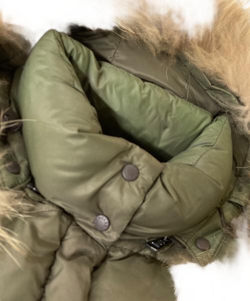 MONCLER（モンクレール）MONCLER (モンクレール) ダウンジャケット カーキ サイズ:00の古着・服飾アイテム