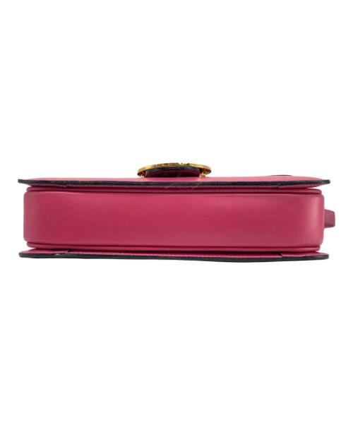 CELINE（セリーヌ）CELINE (セリーヌ) サークルロゴショルダーバッグ ピンクの古着・服飾アイテム