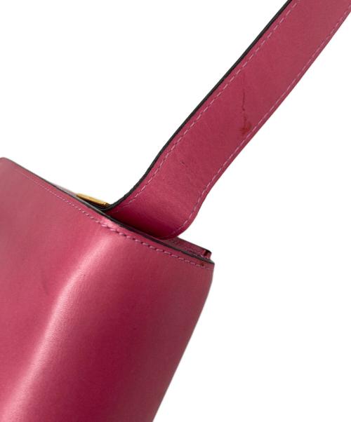 CELINE（セリーヌ）CELINE (セリーヌ) サークルロゴショルダーバッグ ピンクの古着・服飾アイテム