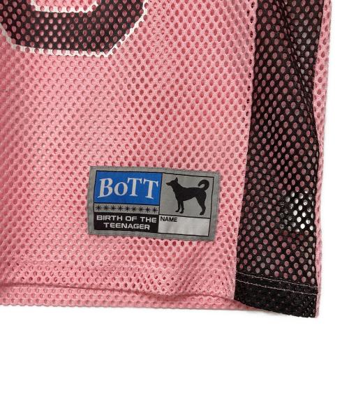 BoTT（ボット）BoTT (ボット) Mesh Football Shirt ピンク サイズ:Ｍの古着・服飾アイテム