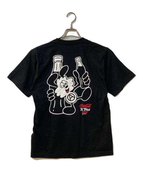 VERDY（ヴェルディ）VERDY (ヴェルディ) Coca Cola (コカコーラ) Tシャツ ブラック サイズ:MEDIUMの古着・服飾アイテム