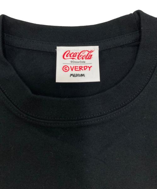 VERDY（ヴェルディ）VERDY (ヴェルディ) Coca Cola (コカコーラ) Tシャツ ブラック サイズ:MEDIUMの古着・服飾アイテム
