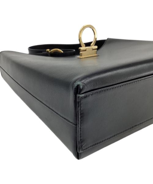 Salvatore Ferragamo（サルヴァトーレ フェラガモ）Salvatore Ferragamo (サルヴァトーレ フェラガモ) ガンチーニハンドバッグ ブラックの古着・服飾アイテム