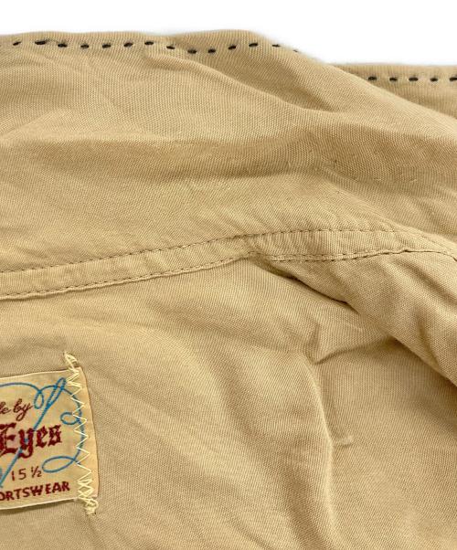 STYLE EYES（スタイルアイズ）STYLE EYES (スタイルアイズ) ボーリングシャツ レーヨンオープンカラーシャツ ベージュ サイズ:Mの古着・服飾アイテム