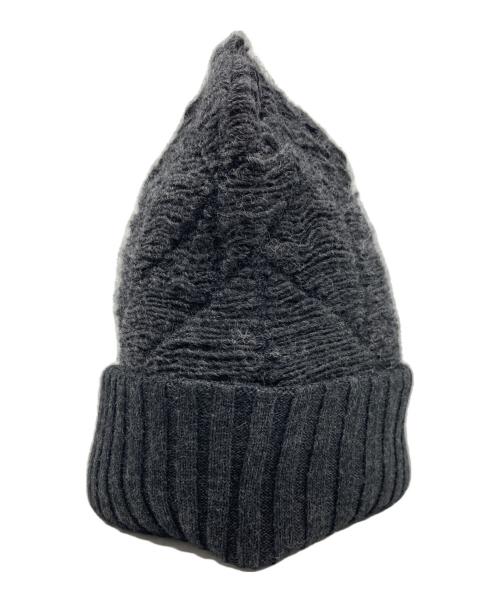 MM6 Maison Margiela（エムエムシックスメゾンマルジェラ）MM6 Maison Margiela (エムエムシックスメゾンマルジェラ) ニットキャップ グレー サイズ:M 未使用品の古着・服飾アイテム