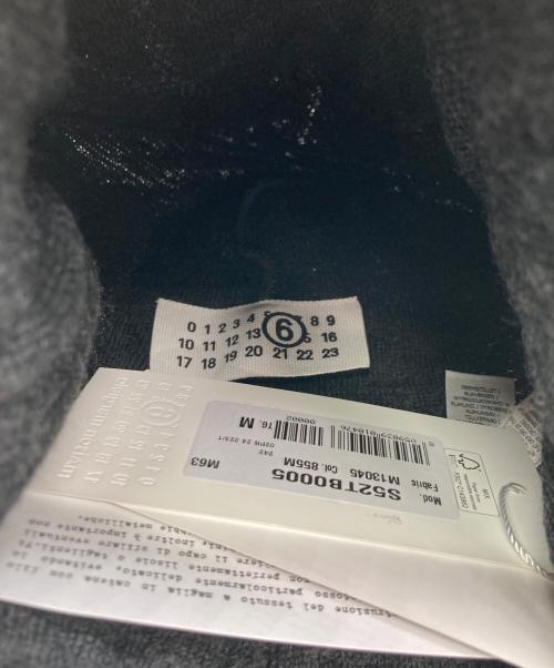 MM6 Maison Margiela（エムエムシックスメゾンマルジェラ）MM6 Maison Margiela (エムエムシックスメゾンマルジェラ) ニットキャップ グレー サイズ:M 未使用品の古着・服飾アイテム