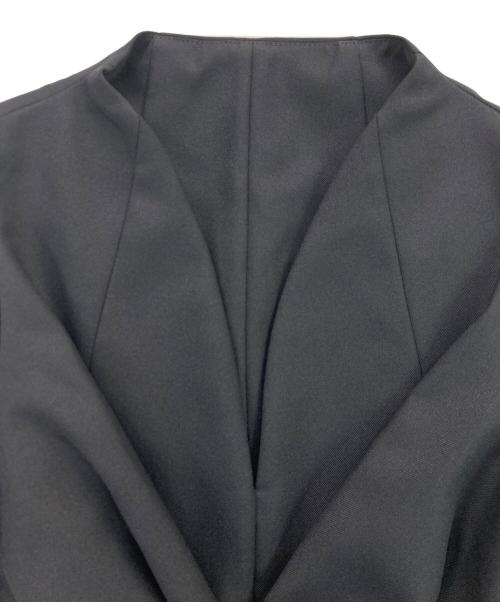 anuans（アニュアンス）anuans (アニュアンス) ツイストギャザーワンピース ネイビー サイズ:Ｍの古着・服飾アイテム