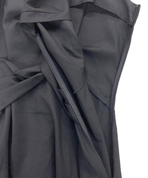 anuans（アニュアンス）anuans (アニュアンス) ツイストギャザーワンピース ネイビー サイズ:Ｍの古着・服飾アイテム