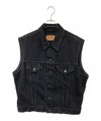 LEVI'Sリーバイス）の古着「70401デニムベスト」｜ブラック