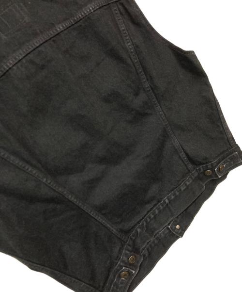 LEVI'S（リーバイス）LEVI'S (リーバイス) 70401デニムベスト ブラック サイズ:XXLの古着・服飾アイテム