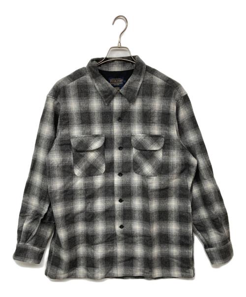 PENDLETON（ペンドルトン）PENDLETON (ペンドルトン) オンブレチェックボードシャツ ブラック サイズ:Lの古着・服飾アイテム