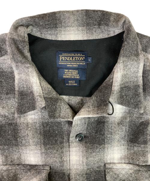PENDLETON（ペンドルトン）PENDLETON (ペンドルトン) オンブレチェックボードシャツ ブラック サイズ:Lの古着・服飾アイテム
