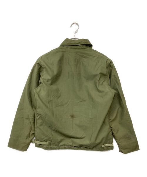 US ARMY（ユーエスアーミー）US ARMY (ユーエスアーミー) Ａ-2デッキジャケット グリーン サイズ:印字薄れの古着・服飾アイテム