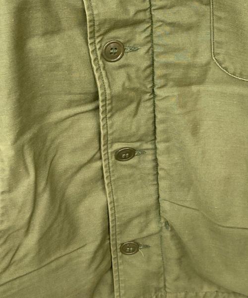 US ARMY（ユーエスアーミー）US ARMY (ユーエスアーミー) Ａ-2デッキジャケット グリーン サイズ:印字薄れの古着・服飾アイテム