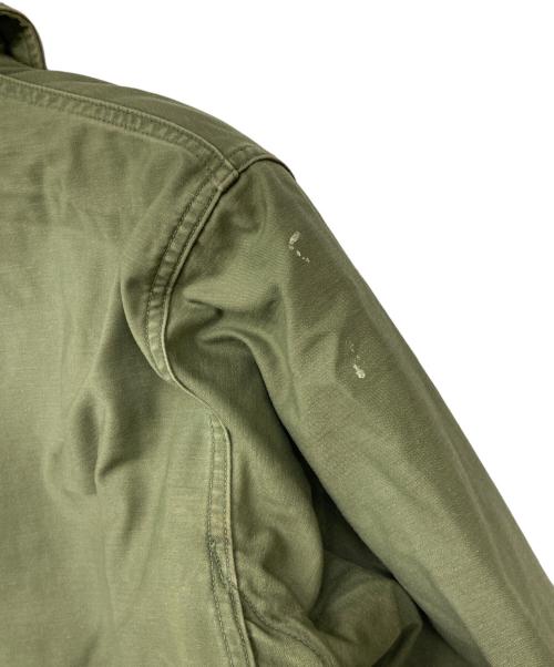 US ARMY（ユーエスアーミー）US ARMY (ユーエスアーミー) Ａ-2デッキジャケット グリーン サイズ:印字薄れの古着・服飾アイテム