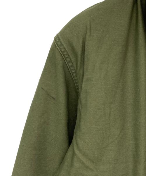 US ARMY（ユーエスアーミー）US ARMY (ユーエスアーミー) Ａ-2デッキジャケット グリーン サイズ:印字薄れの古着・服飾アイテム