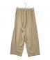 NO CONTROL AIR (ノーコントロールエアー) 追撚ポリエステル・ツイルワイドパンツ ベージュ サイズ:XS：8000円
