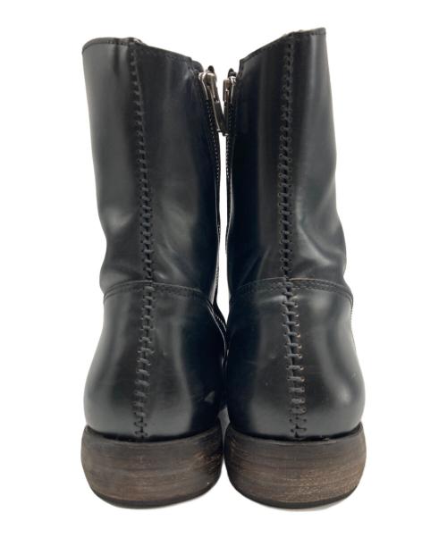 THE VIRIDI-ANNE（ヴィリジアン）THE VIRIDI-ANNE (ヴィリジアン) ジップブーツ ブラック サイズ:2 (27-27.5cm)の古着・服飾アイテム