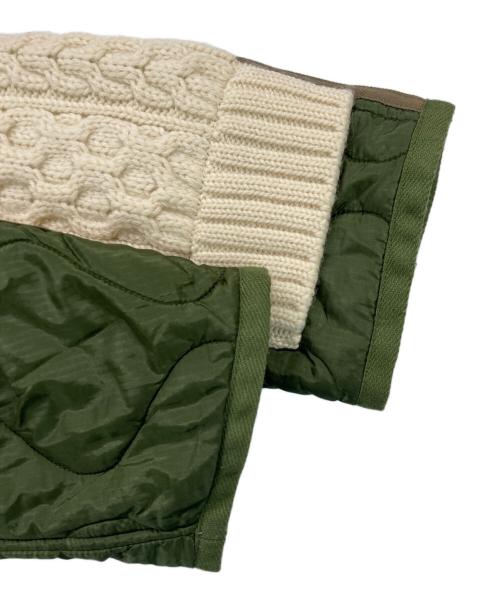 COMME des GARCONS JUNYA WATANABE MAN（コム デ ギャルソン ジュンヤ ワタナベ マン）COMME des GARCONS JUNYA WATANABE MAN (コム デ ギャルソン ジュンヤ ワタナベ マン) ナイロンリップ×ウールジャガード カーキ×ベージュ サイズ:XSの古着・服飾アイテム