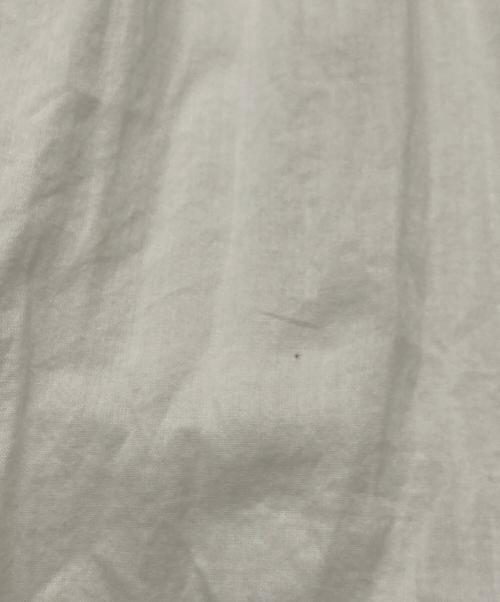 anuans（アニュアンス）anuans (アニュアンス) イレギュラーヘムドッキングニットワンピース ホワイト×ブラック サイズ:Ｍの古着・服飾アイテム