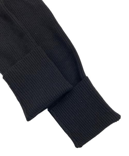 anuans（アニュアンス）anuans (アニュアンス) イレギュラーヘムドッキングニットワンピース ホワイト×ブラック サイズ:Ｍの古着・服飾アイテム