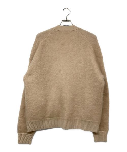 Acne studios（アクネ ストゥディオス）Acne studios (アクネ ストゥディオス) ウールモヘアカーディガン ベージュ サイズ:Ｓの古着・服飾アイテム