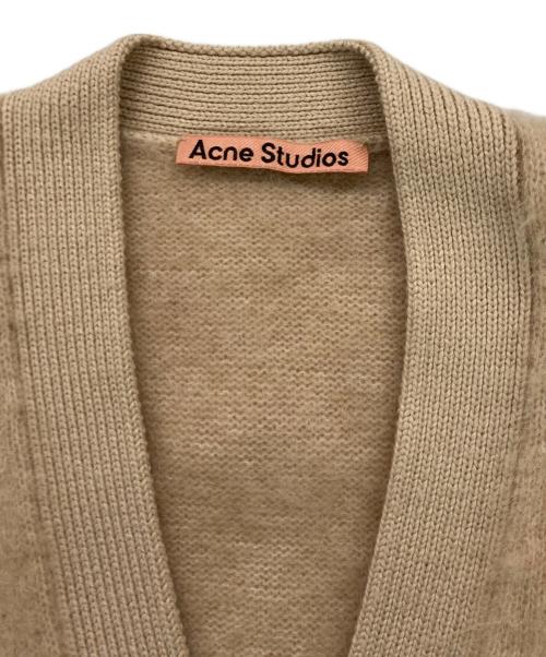Acne studios（アクネ ストゥディオス）Acne studios (アクネ ストゥディオス) ウールモヘアカーディガン ベージュ サイズ:Ｓの古着・服飾アイテム