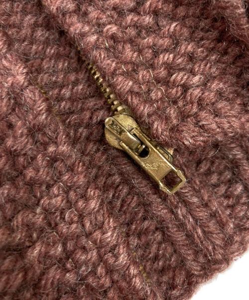 USED（ユーズド）USED (ユーズド) 50-60`Sカウチンニットカーディガン ブラウン サイズ:記載なしの古着・服飾アイテム