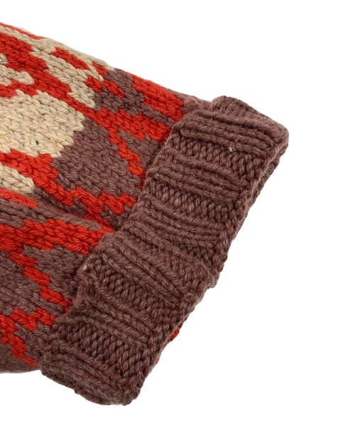 USED（ユーズド）USED (ユーズド) 50-60`Sカウチンニットカーディガン ブラウン サイズ:記載なしの古着・服飾アイテム