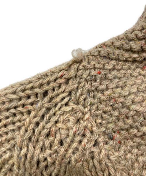 USED（ユーズド）USED (ユーズド) 50-60`Sカウチンニットカーディガン ブラウン サイズ:記載なしの古着・服飾アイテム